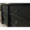 Sauder Trestle 6- Drawer Dresser Ro A2 , Roomy drawers glide on metal runners with safety stops 433840